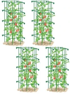 Tomato Cages, Set Of 4 -Plant Supports Shop 8587040 GR 001E tif