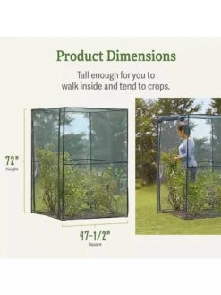 Crop Cage, 4' X 4' -Plant Supports Shop 8596538 dimensions