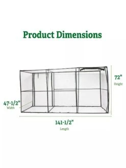 Crop Cage, 4' X 12' -Plant Supports Shop 8596540 2