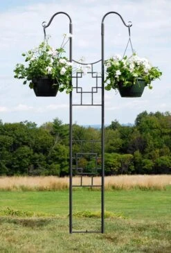 Achla Designs Square-on-Squares Double Pole Trellis