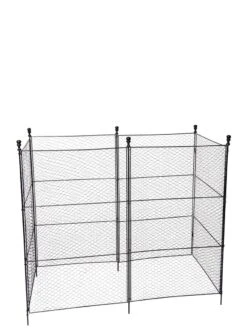 Tall Chicken Wire Critter Fence With Gate -Plant Supports Shop 8611020 1264 tif