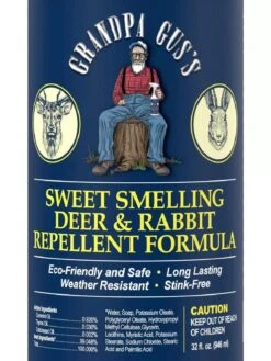 Grandpa Gus's Deer & Rabbit Repellent Spray -Plant Supports Shop 8612427 03V 3 4