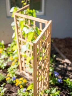 Bamboo Zig-Zag Trellis 24" X 36" 15 Bamboo Zig-Zag Trellis 24" X 36" -Plant Supports Shop 8613151 6459