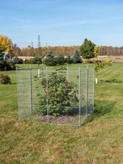 Tall Chicken Wire Critter Fence Extension Panel, Set Of 2 18 Tall Chicken Wire Critter Fence Extension Panel, Set Of 2 -Plant Supports Shop 8613262 0116