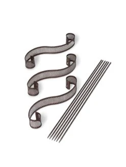 Scroll Linking Stakes, Set Of 3 -Plant Supports Shop 8613321 5899