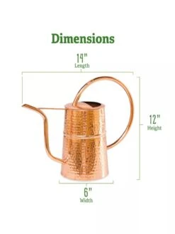Copper Indoor Watering Can -Plant Supports Shop Copper Watering Can